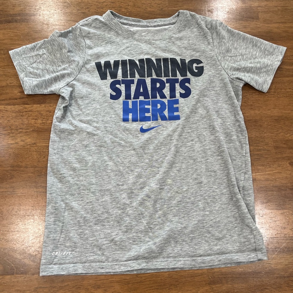 Nike Boys -Winning Starts Here- Athletic Shirt